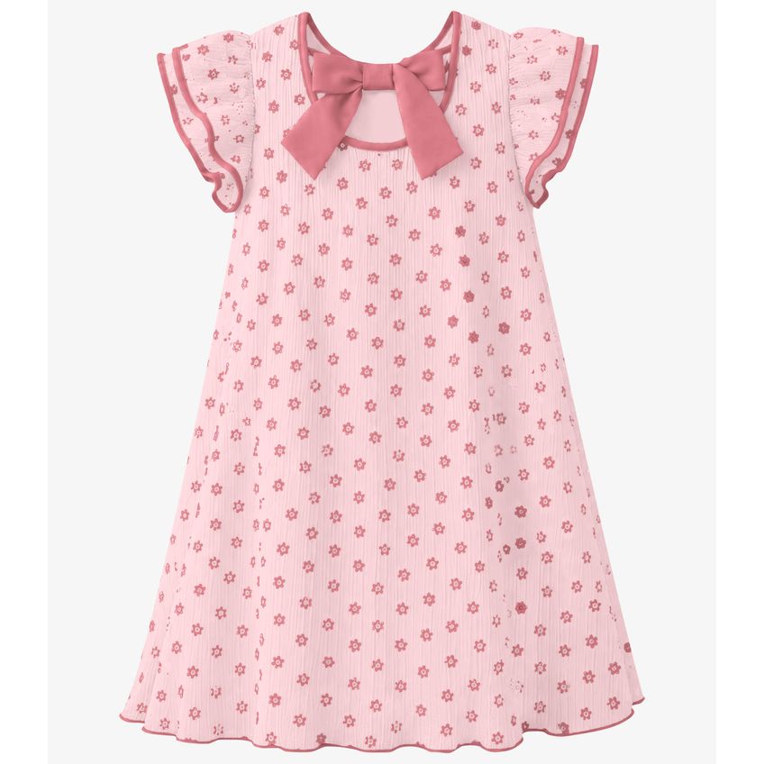 Vestido Verão Menina Trick Nick Rosa 14 - imagem 2