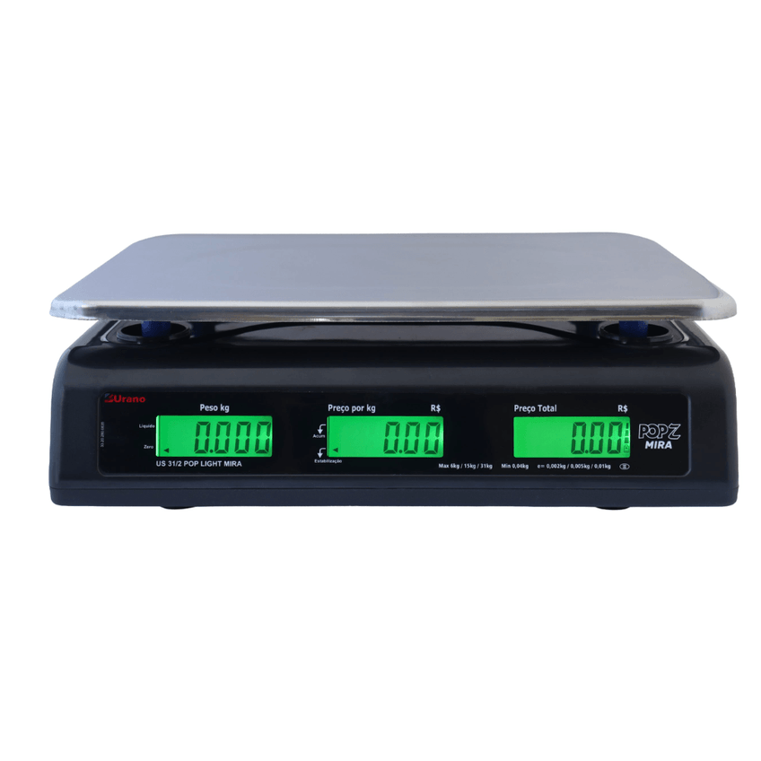 Balança Digital Computadora Pop-z Mira 6/15/31kg Urano Bivolt Automático Urano - imagem 2