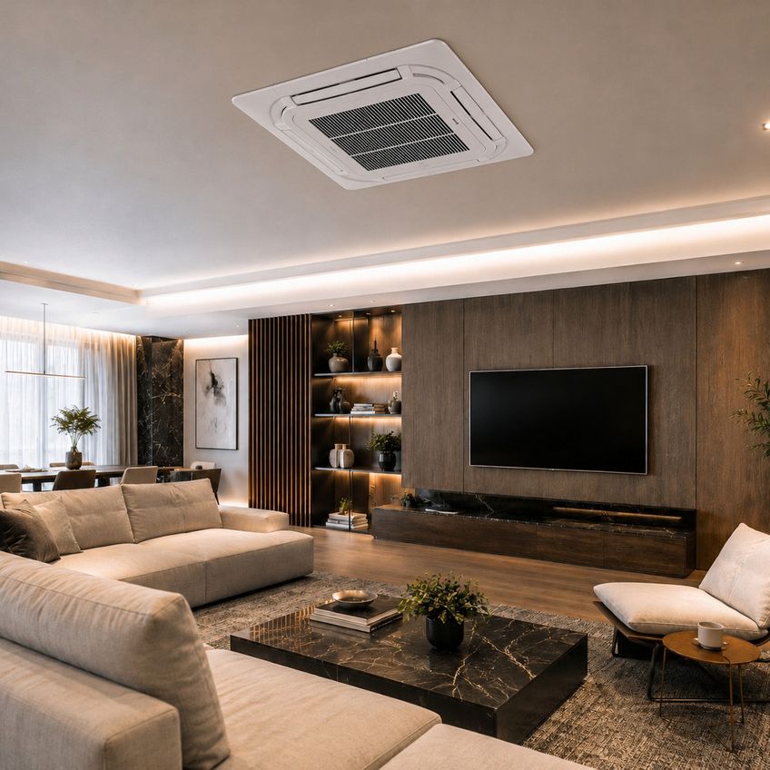 Ar Condicionado Split Cassete 4 Vias Inverter R-32 Gree G-prime Compact 54000 Btus Frio 220v Monofásico - imagem 4