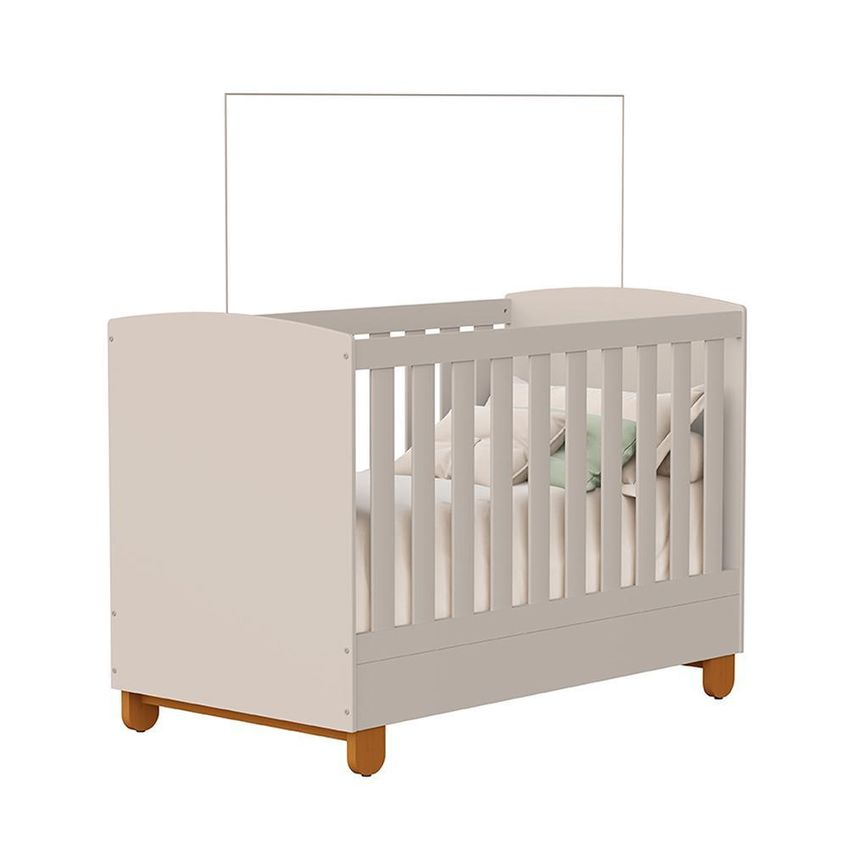 Berço Americano Mini Cama Apolo Areia Fosco - Reller Móveis - imagem 2