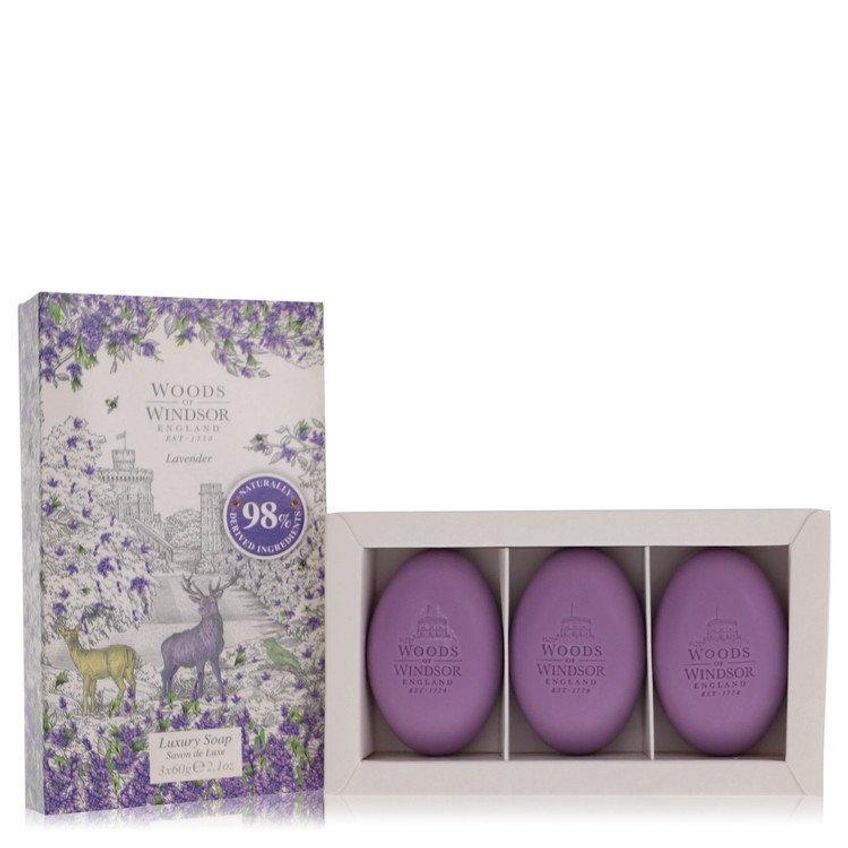 Lavender 3 Sabonetes Ingleses Finos De 60 G Feminino - imagem 2