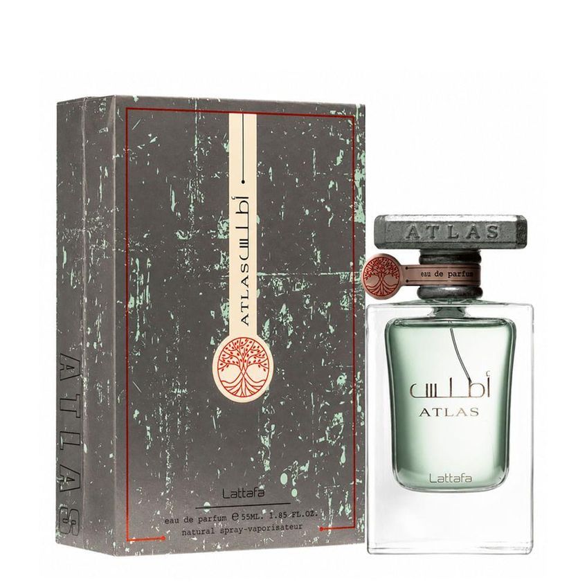 Perfume Atlas Eau De Parfum Unissex Aquático Aromático 55ml Lattafa - imagem 2