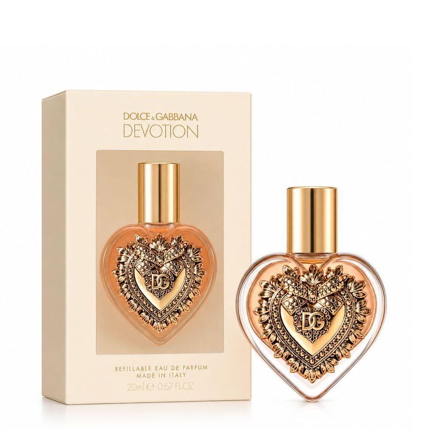 Perfume Devotion Refillable Dolce & Gabbana Eau De Parfum Feminino Gourmand 20ml - imagem 2