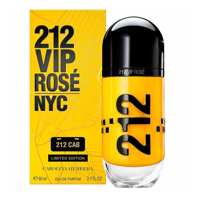 Perfume 212 Vip Rosé Cab Limited Edition Feminino Eau De Parfum Oriental Floral 80ml Carolina - imagem 4