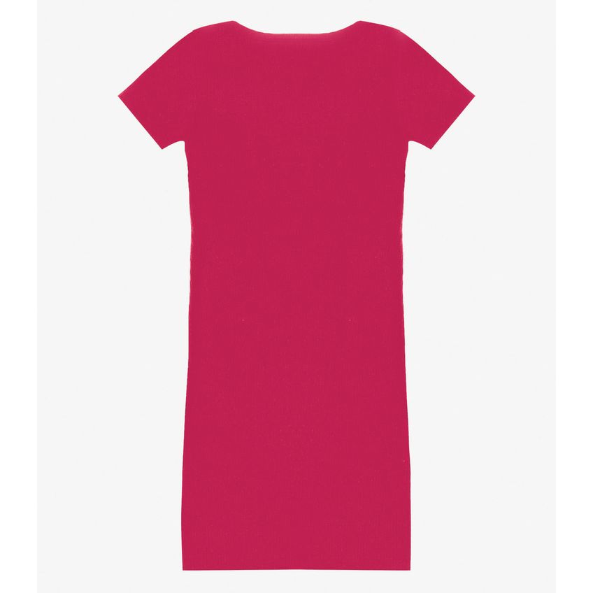 Vestido Curto Feminino Em Ribana KO Rosa P - imagem 5