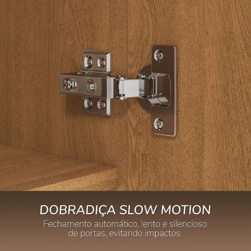 Balcão Modulado 2 Portas 80cm Olivia Mobikasa - imagem 5
