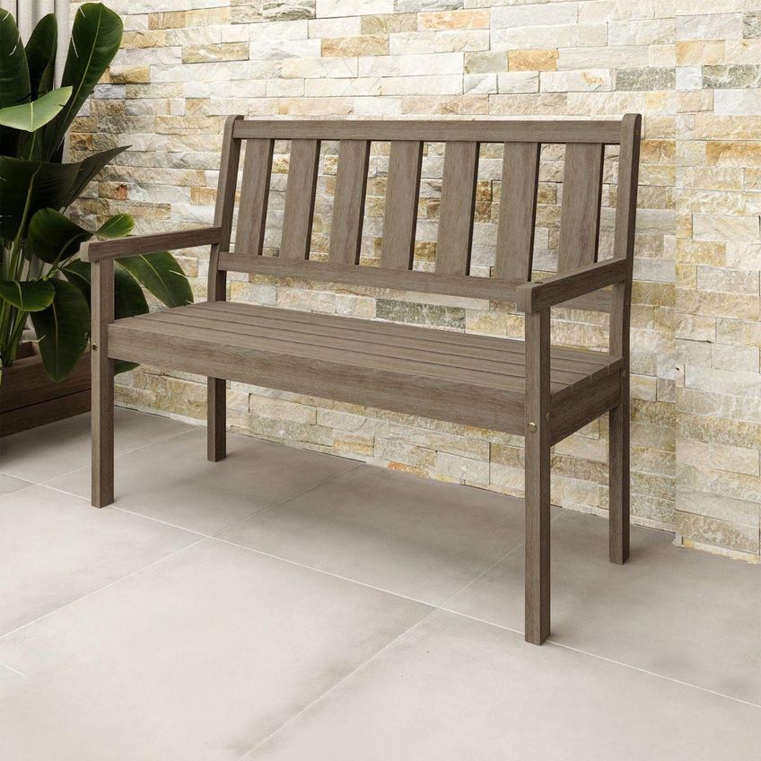 Banco De Jardim 120cm Rústico Meneghetti Vegas 2 Lugares - imagem 4