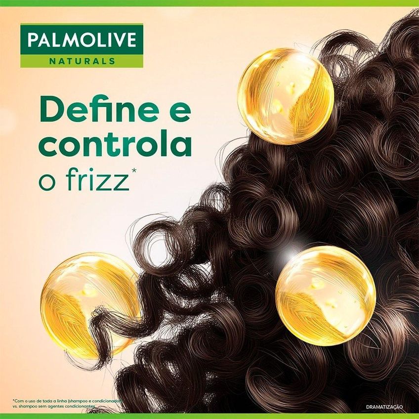 Kit Shampoo Condicionador Palmolive Naturals Cachos Nutridos 315ml - imagem 5
