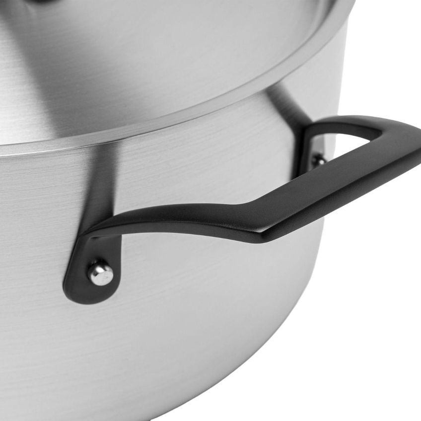 Caçarola Funda Tramontina Grano Black Em Aço Inox 20cm 3,8l - imagem 4