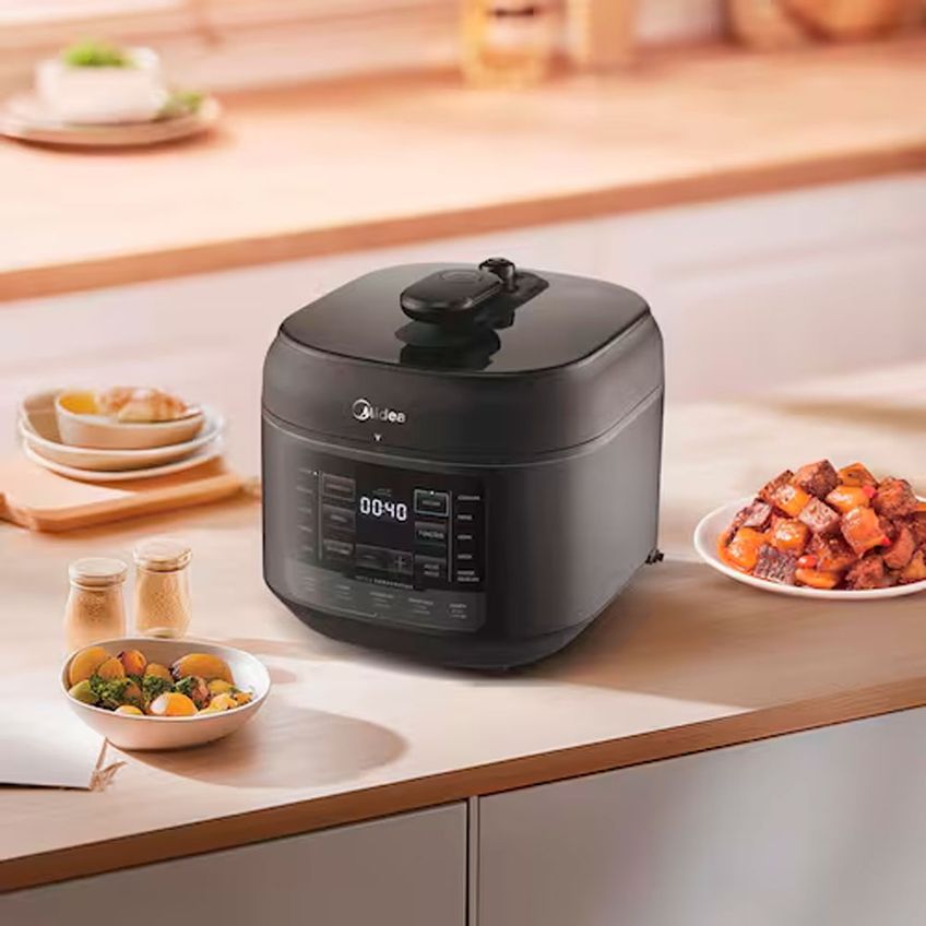 Panela De Pressão Elétrica Nutripro Digital 5l Com Função Vapor Midea - imagem 2