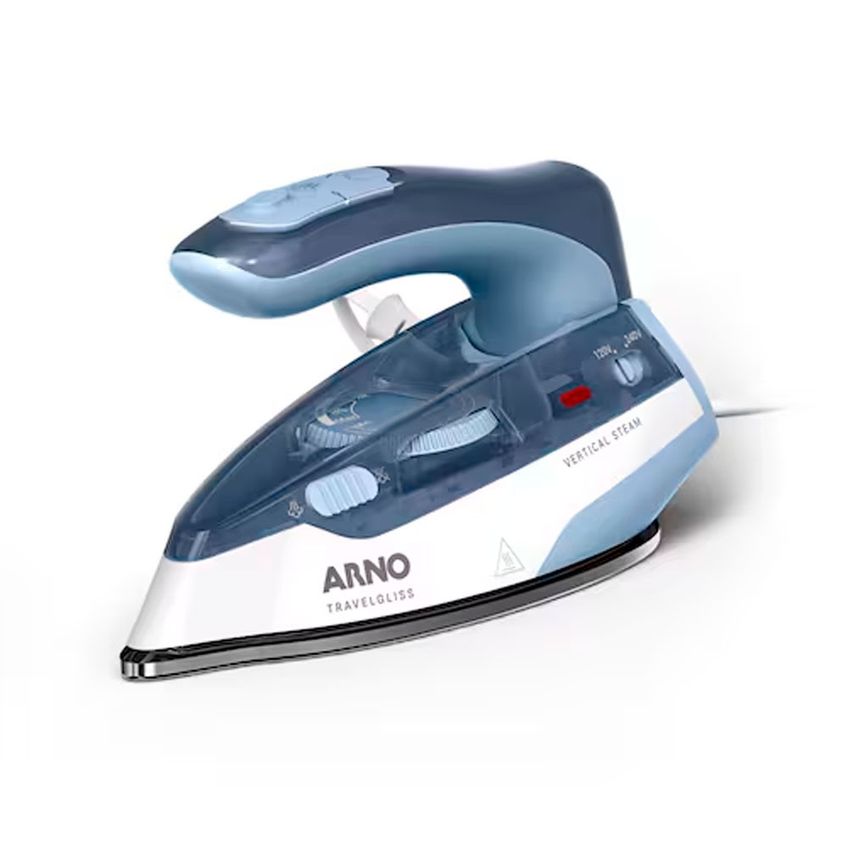 Ferro De Passar A Vapor De Viagem Arno Travelgliss Com Base Em Aço Inox - imagem 2