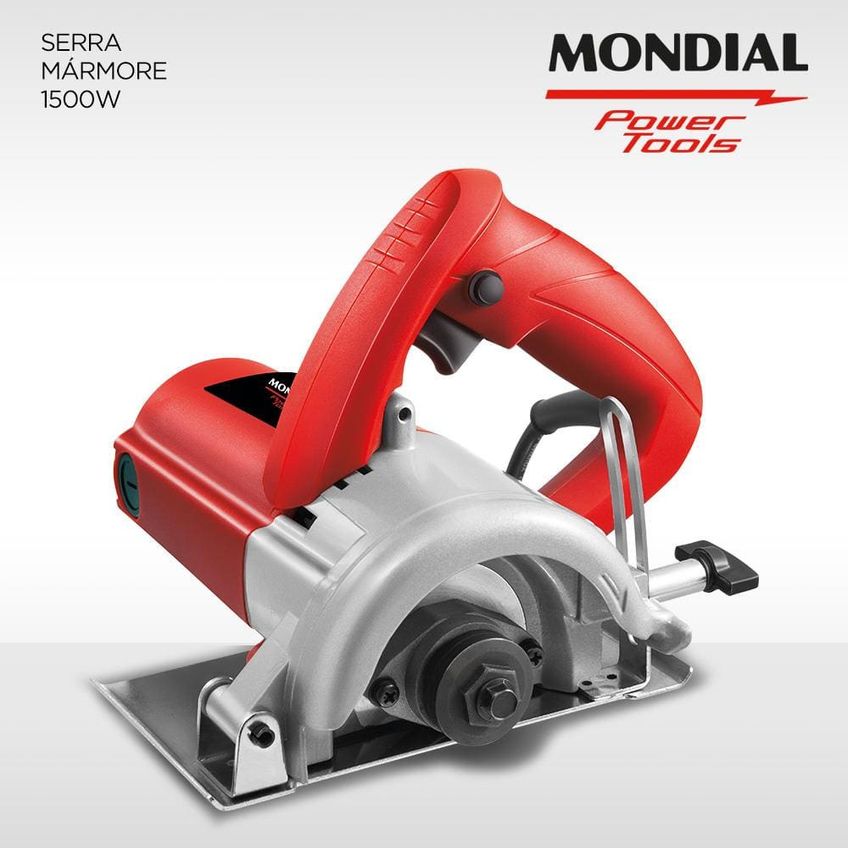 Serra Mármore Mondial FSM-03 1500W Disco 110mm Base em Inox 11000 RPM - imagem 2