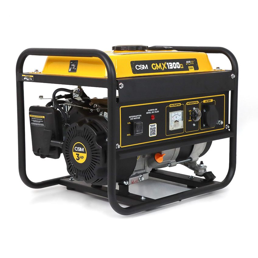 Gerador Portátil Gmx-1300r Mono Gasil 3hp 1,3kva 110 Volts - 71001029 - Csm - imagem 2