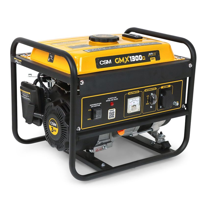 Gerador Portátil Gmx-1300r Mono Gasil 3hp 1,3kva 110 Volts - 71001029 - Csm - imagem 3
