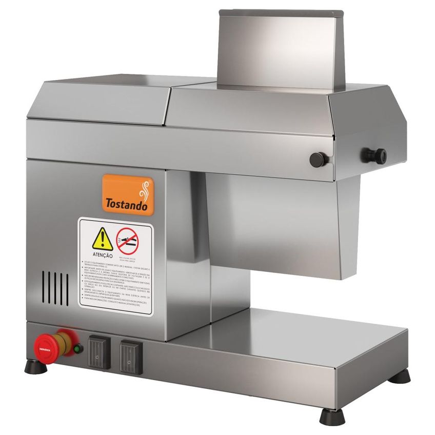 Amaciador De Carnes Elétrico Tostando Inox Bifes 15cm 10 Bifes Por Minuto AMC10 - imagem 2