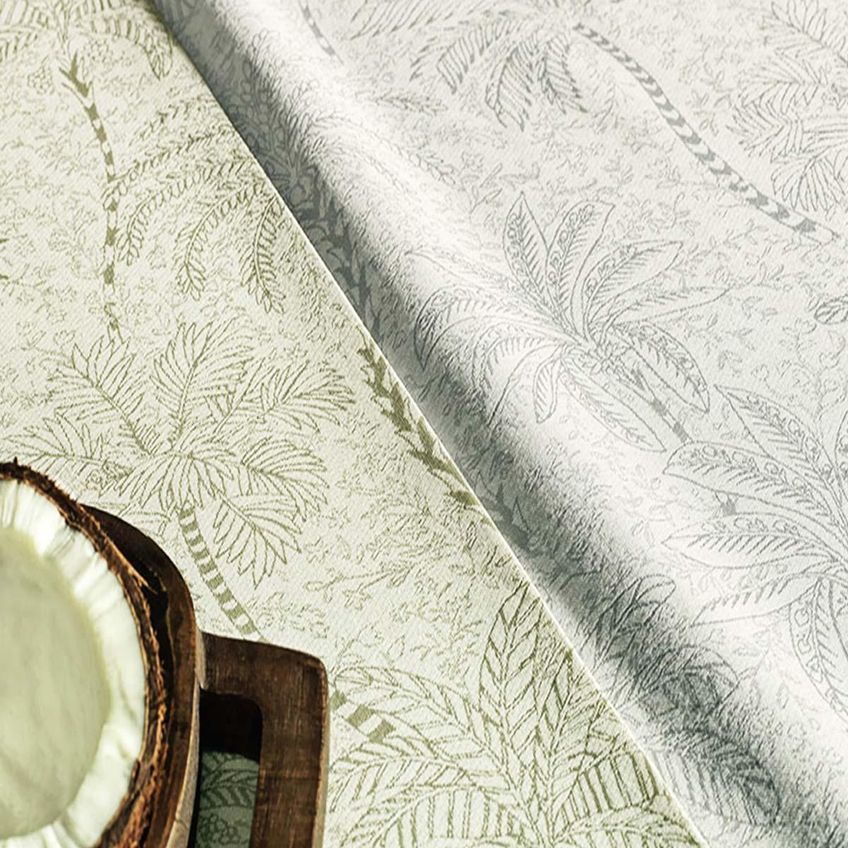 Toalha De Mesa Retangular Sempre Limpa Bali 180x220cm Karsten Alecrim - imagem 3