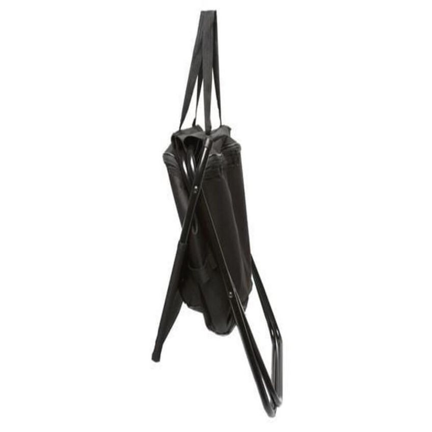 Cadeira Dobravel Banqueta Pesca Encosto Camping Banco Com Bolsa Porta Objetos Organizador Praia Mini Banquinho - imagem 4