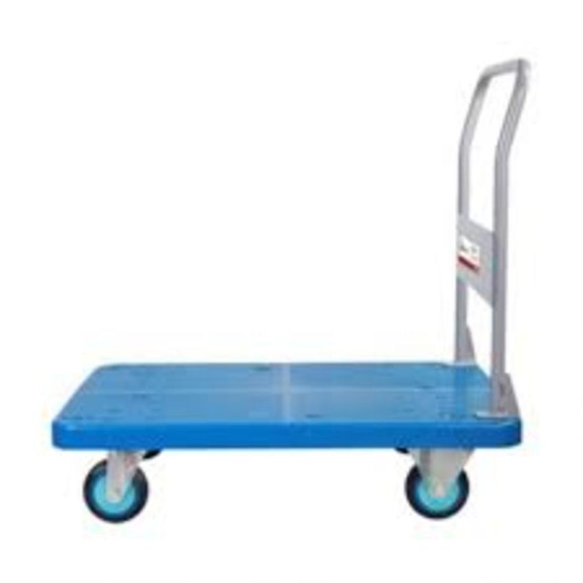 Carrinho Dobravel Carga Ate 150kg Multiuso Transporte Plataforma Armazem 4 Rodas De Aluminio - imagem 5