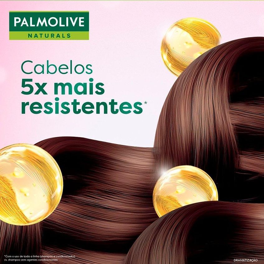 Kit Shampoo E Condicionador Palmolive Naturals Ceramidas Force 315ml - imagem 4