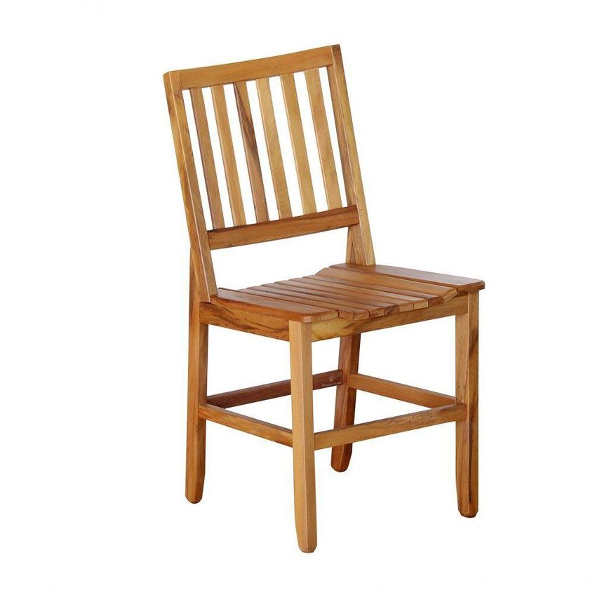 Conjunto De Mesa De Jantar Madri 8 Lugares Tampo Em Mdf Com Cadeiras Em Madeira Maciça Natural 200cm - imagem 4
