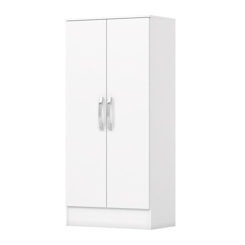 Armário Multiuso Layla Essence 2 Portas 3 Prateleiras MDP 61cm Branco - imagem 3