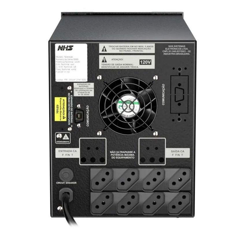 Nobreak Premium Senoidal PDV GII Tecnologia Line Interactive Metal NHS 1500VA - imagem 3