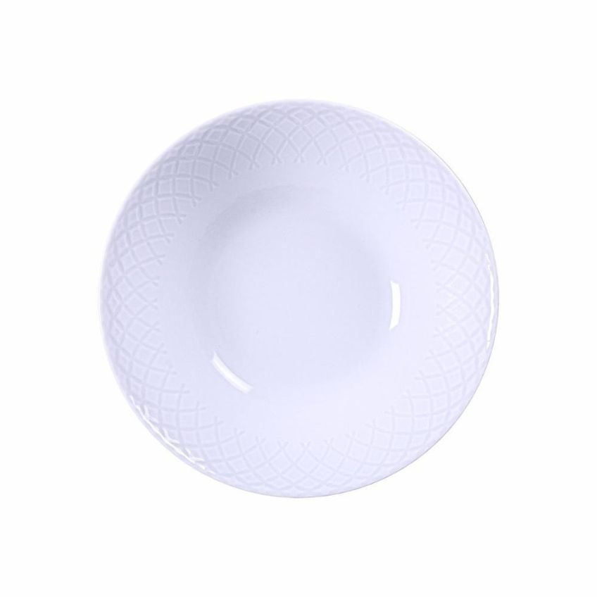 Tigela Ingrid Bowls 6 Peças Porcelana Resistente A Micro-ondas Cozinha Branco Tramontina - imagem 3
