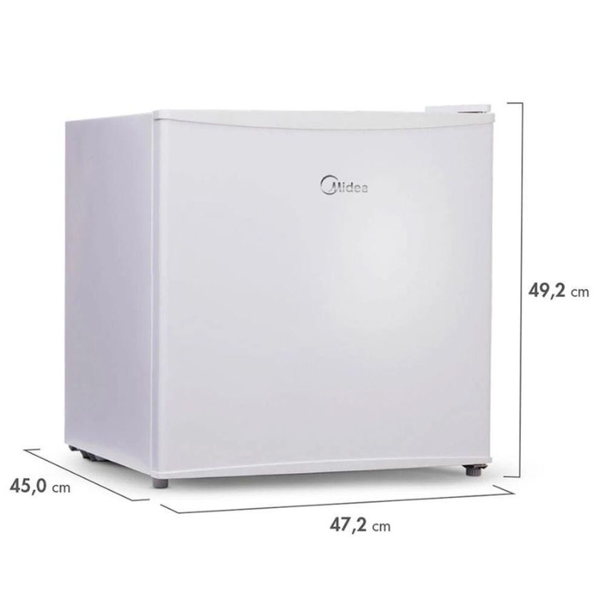 Frigobar MRC06B1 Compacto Com Compartimento Extra Frio Branco Midea 220V - imagem 2