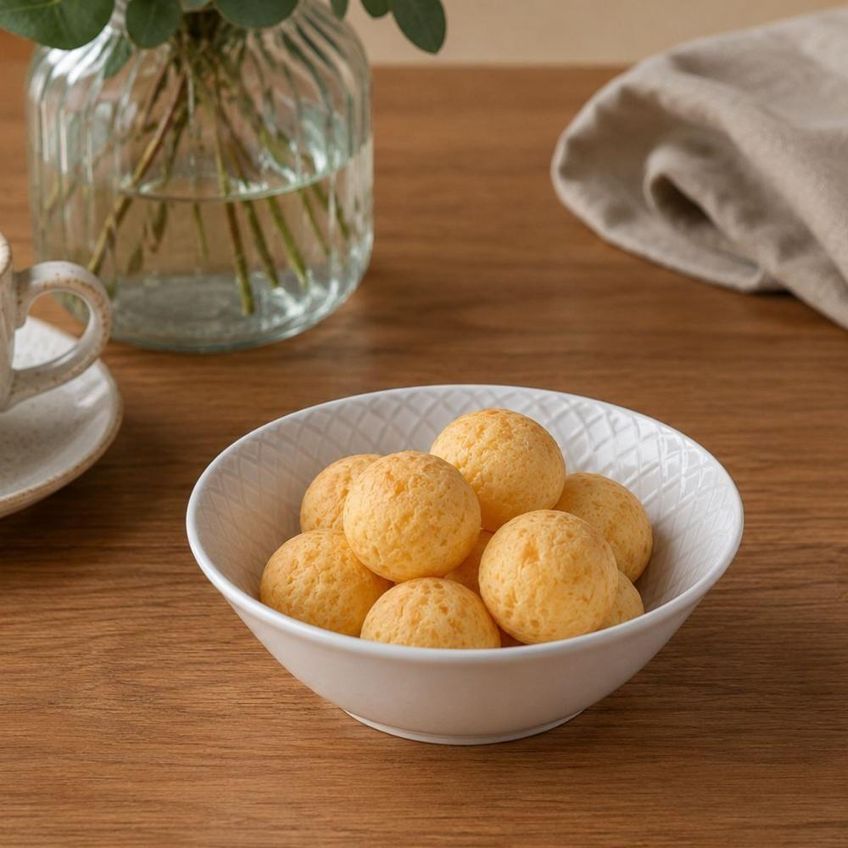 Tigela Ingrid 18 Cm Para Servir Porcelana Resistente A Micro-ondas Cozinha Branco Tramontina - imagem 3