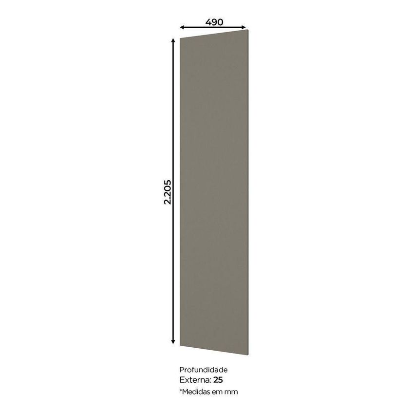 Lateral Para Cozinha Lora MDF 49cm Rustic Duna Casa 812 - imagem 3