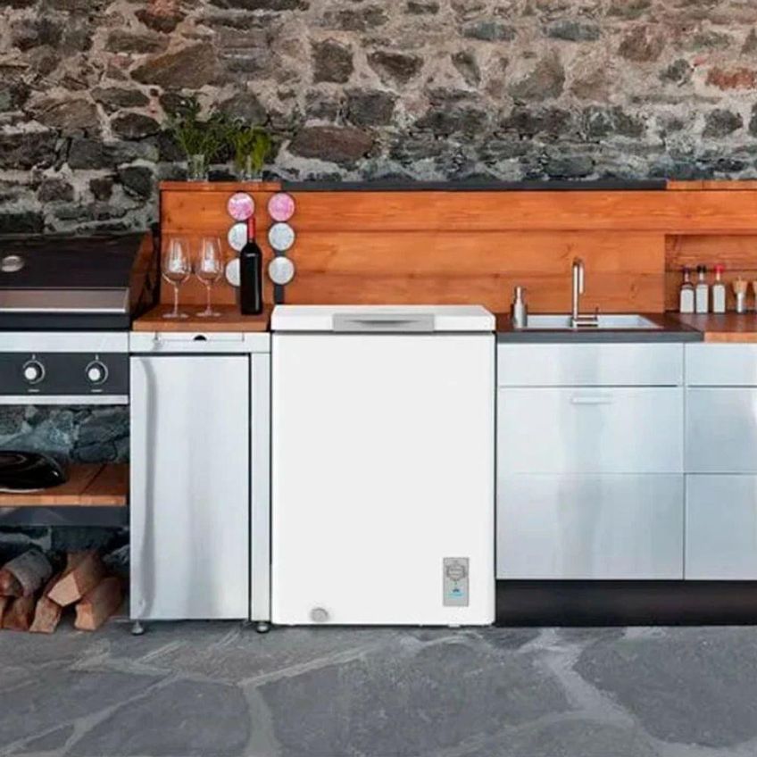 Freezer Horizontal Midea Cfa10b1 Semiautomático 100l Com Iluminação Led Branco 220v - imagem 3
