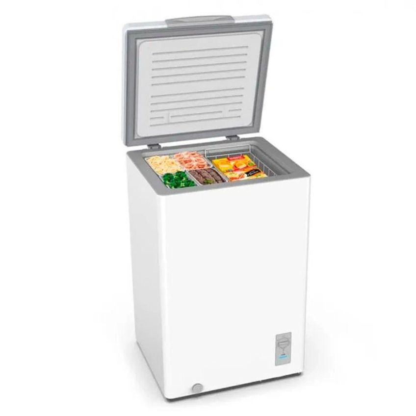 Freezer Horizontal Midea Cfa10b1 Semiautomático 100l Com Iluminação Led Branco 220v - imagem 4