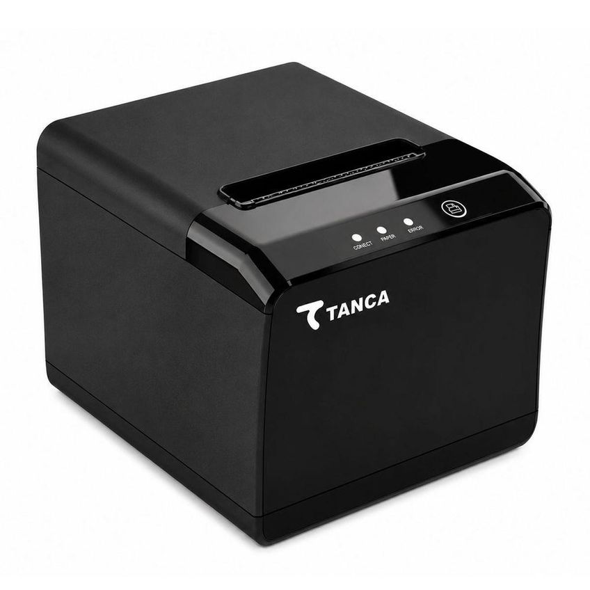 Impressora Térmica Tanca TP-620+ Monocromática USB Ethernet Serial Preta - imagem 3
