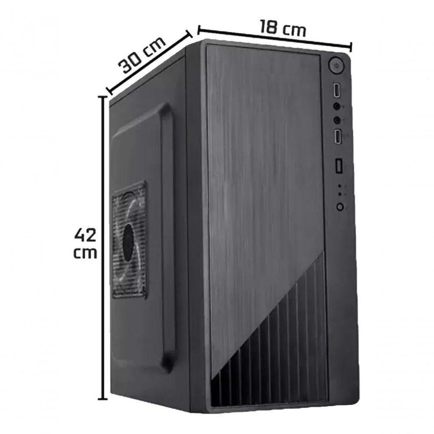 Computador Completo H61 - LGA 1155 Intel Core i3 4GB RAM SSD 480GB Windows 10 Brazil PC Monitor 19 - imagem 4