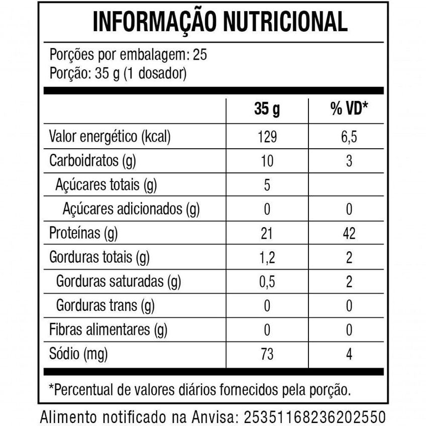 Whey 100% HD Black Skull Blend Baunilha 900g 25 Doses - imagem 2