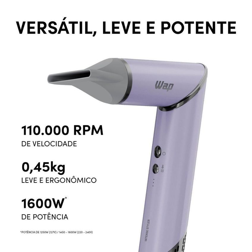 Secador E Modelador De Cabelo Wap Intense Styler Ws1600 110v - imagem 5
