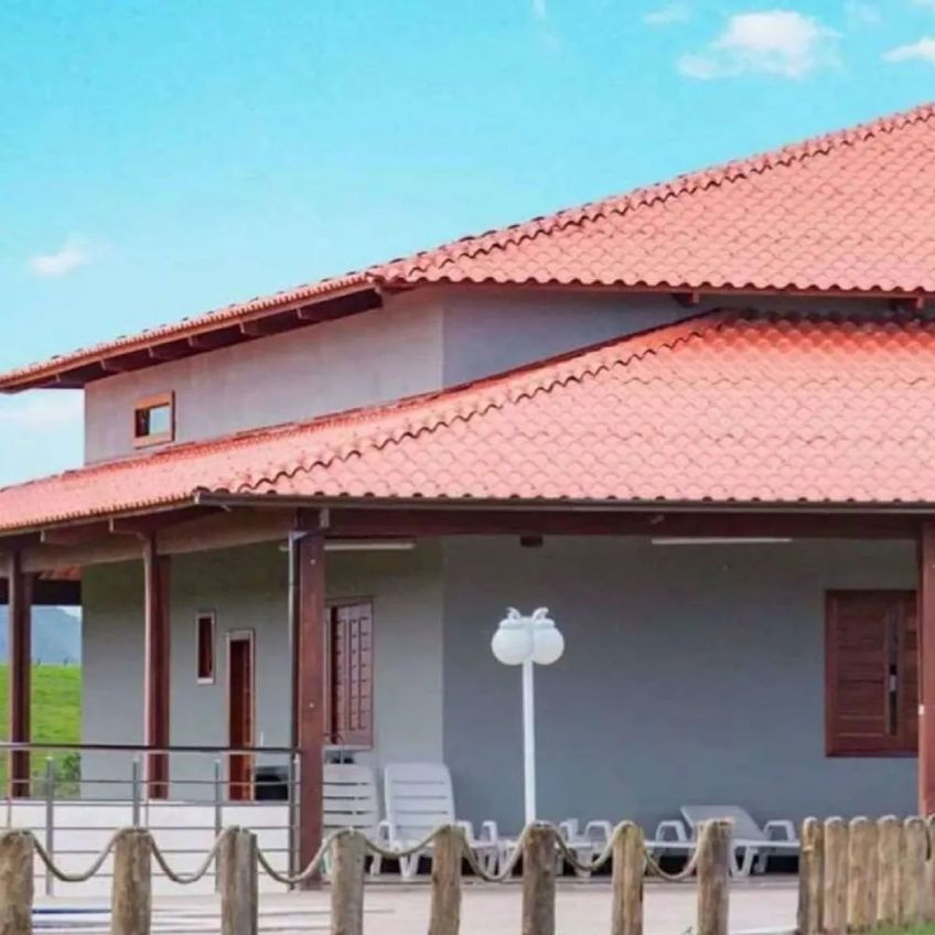 Kit Com 20 Telha Pvc Plan Cerâmica 2,42 Metros X 88cm Com 6 Ondas Terracota P3010021 Afort Afort - imagem 2