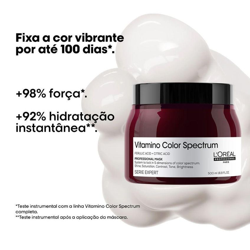 Máscara Capilar Vitamino Color Spectrum Realce Do Brilho L'Oréal Paris - imagem 3