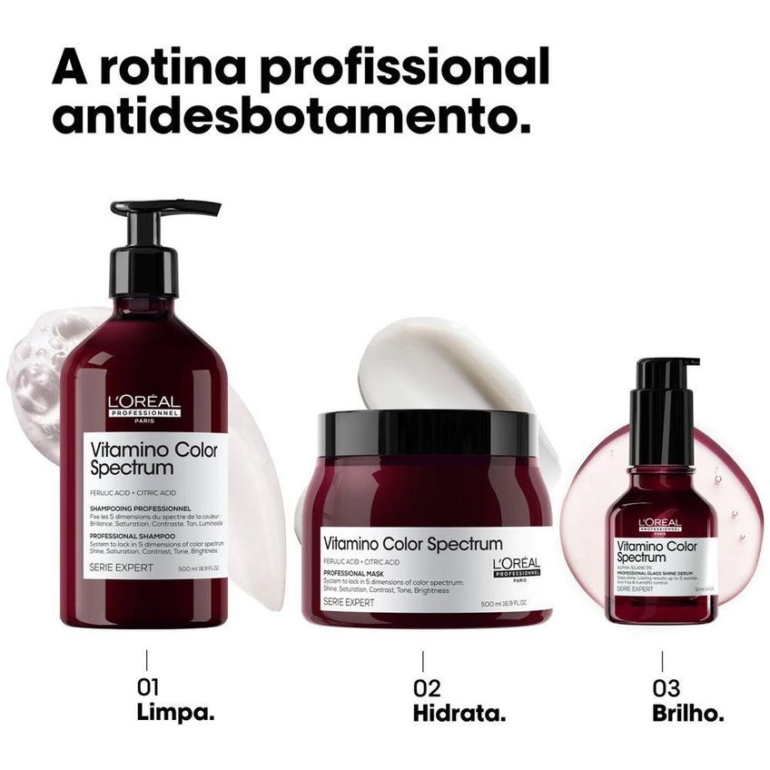 Máscara Capilar Vitamino Color Spectrum Realce Do Brilho L'Oréal Paris - imagem 4