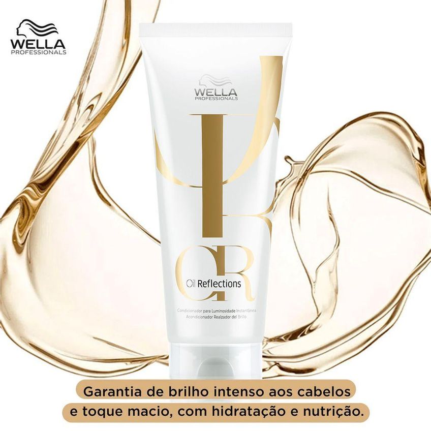 Kit De Tratamento Capilar Oil Reflections Shampoo 1l Condicionador 200ml Máscara 500ml Transparente - imagem 2