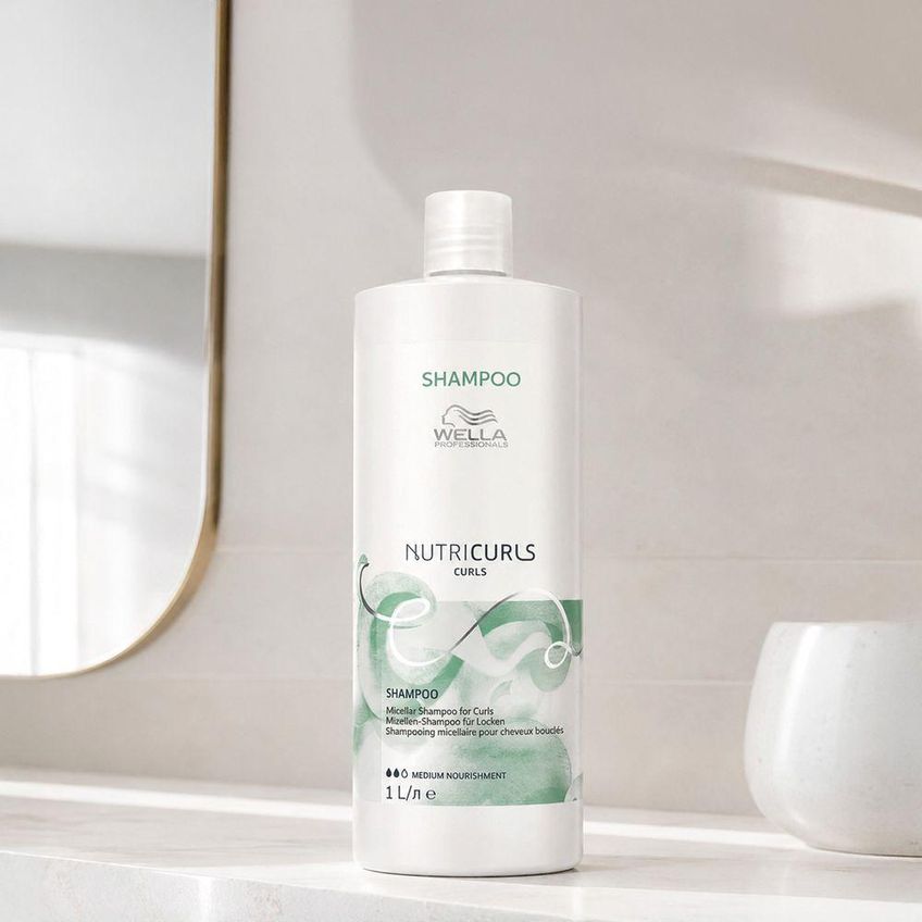 Kit De Tratamento Nutricurls Cachos Em Equilibrio Limpeza Suave Shampoo E Condicionador Wella 4 - imagem 3