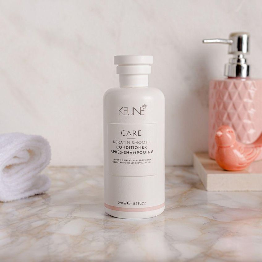 Kit De Tratamento Capilar Care Keratin Smooth Reconstrução De Fios Danificados Multicolorido Keune - imagem 5