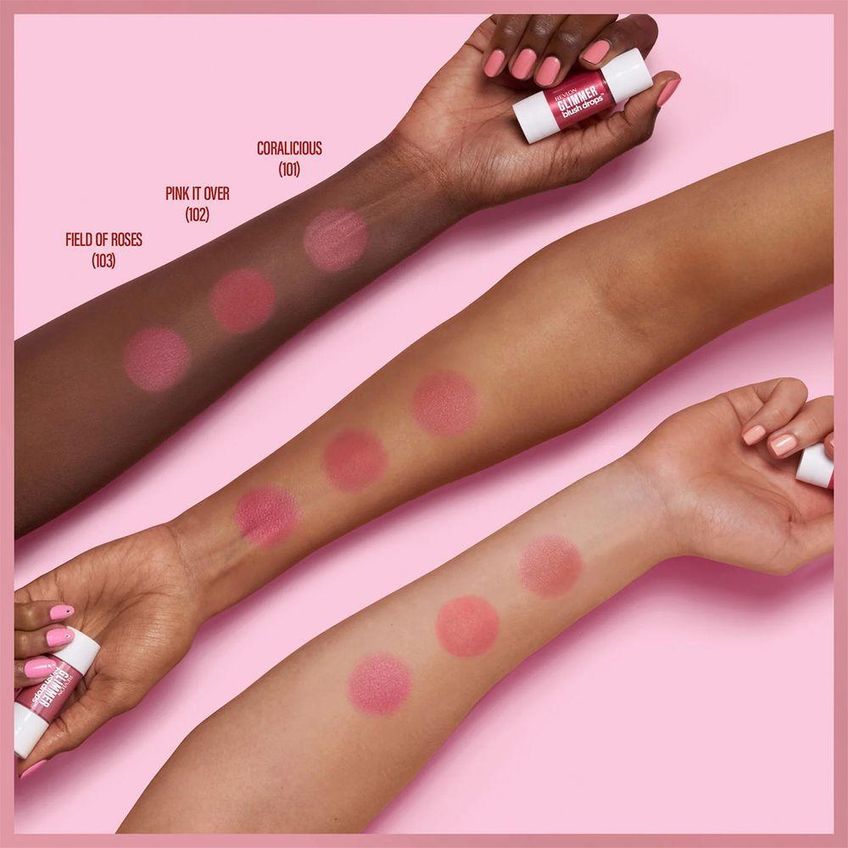 Blush Líquido Glimmer Drops Pink It Over Com Micropérolas 9,4ml Revlon - imagem 3