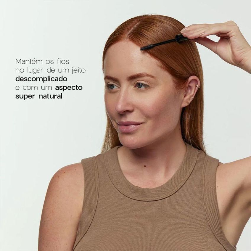 Rímel Capilar Nadia Tambasco Frizz Control Com Efeito Antifrizz 7,5g Oceane - imagem 2