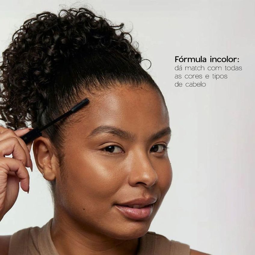 Rímel Capilar Nadia Tambasco Frizz Control Com Efeito Antifrizz 7,5g Oceane - imagem 3