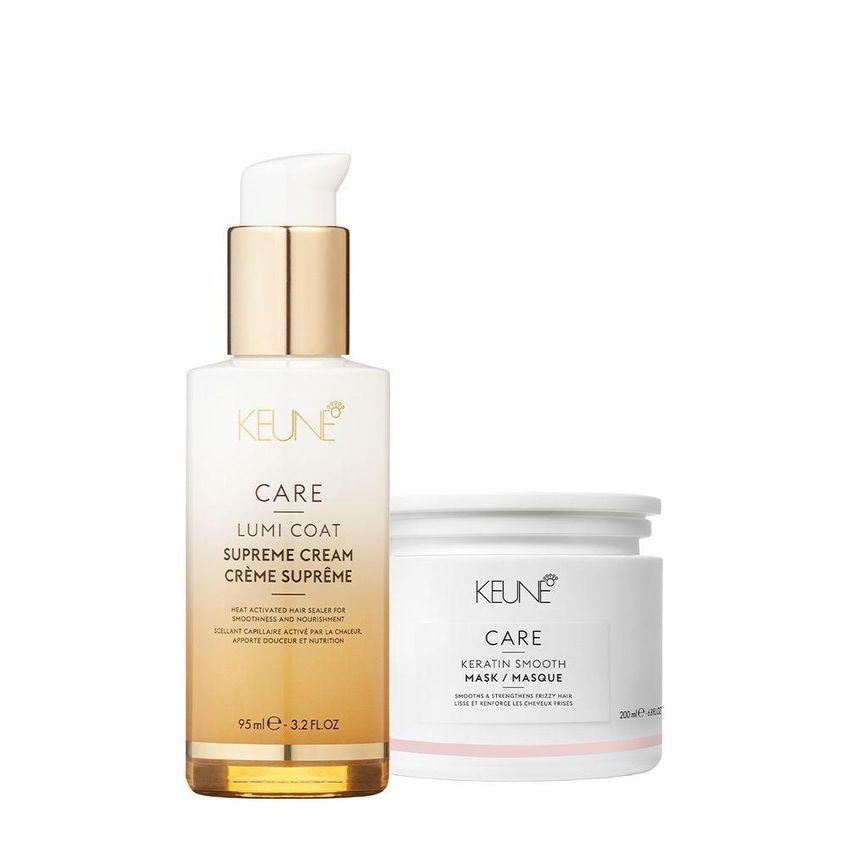 Kit De Tratamento Capilar Care Keratin Smooth Máscara E Lumi Coat Supreme Cream Finalizador Keune - imagem 4