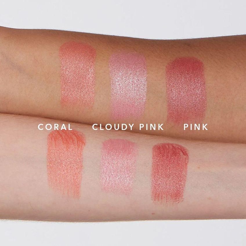 Blush Em Bastão Edition Cloudy Pink Acabamento Acetinado Natural Rosa Oceane 12g - imagem 3