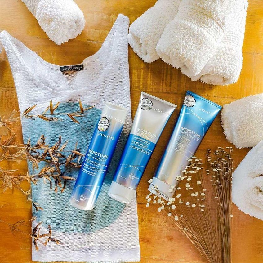 Kit De Tratamento Capilar Moisture Recovery Hidratação Profunda Multicolorido Joico Shampoo 300ml - imagem 3