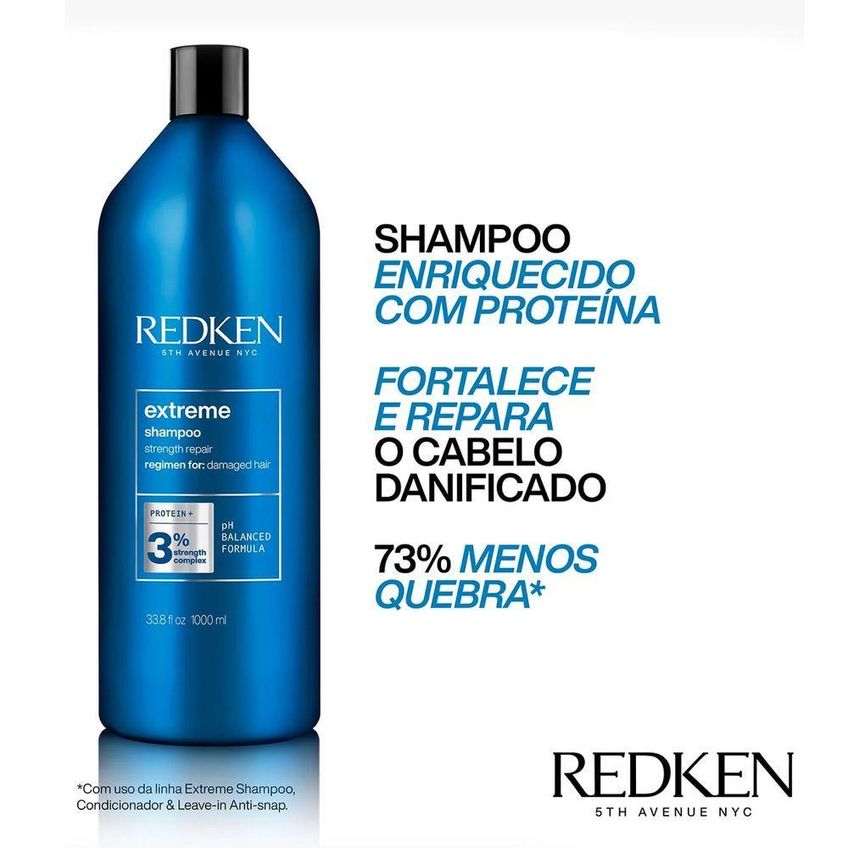 Shampoo Redken Extreme Multicolorido 1L Com Aminoácidos - imagem 5