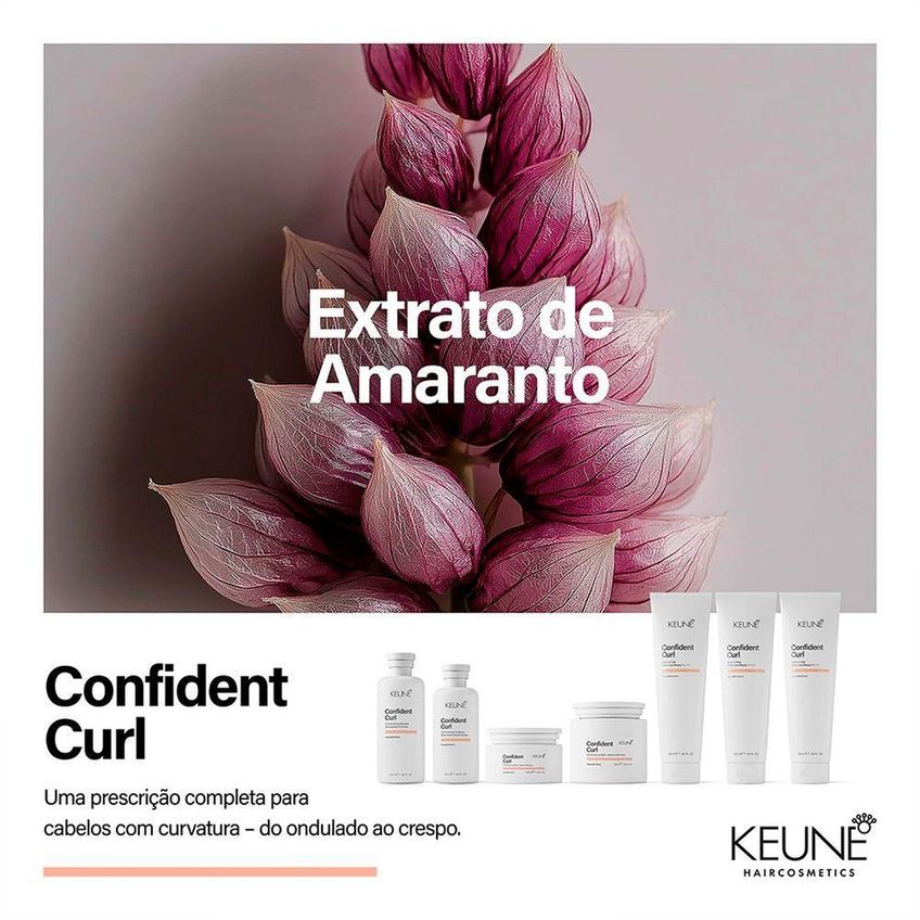 Leave-in Keune Confident Curl Wavy Para Cabelos Ondulados 300ml - imagem 5